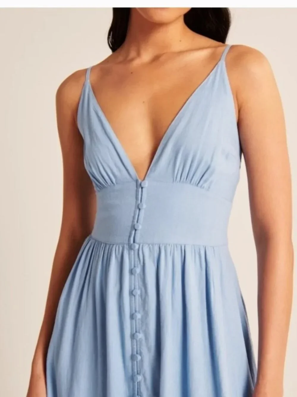 Abercrombie Button-Through Maxi Dress